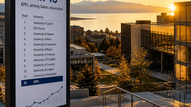 Lausanne im internationalen Vergleich: EPFL auf Platz 43 im Shanghai-Ranking 2026