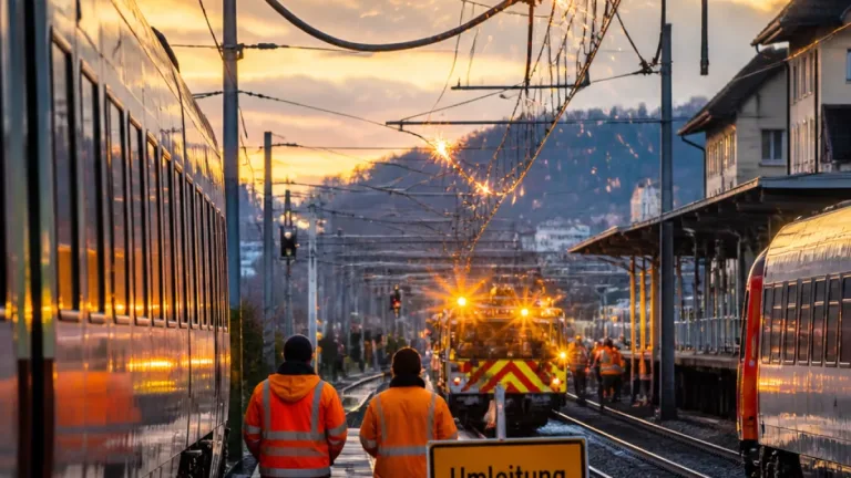 Lausanne: Kurzschluss an Fahrleitung verursacht Unterbruch auf Strecke nach Freiburg