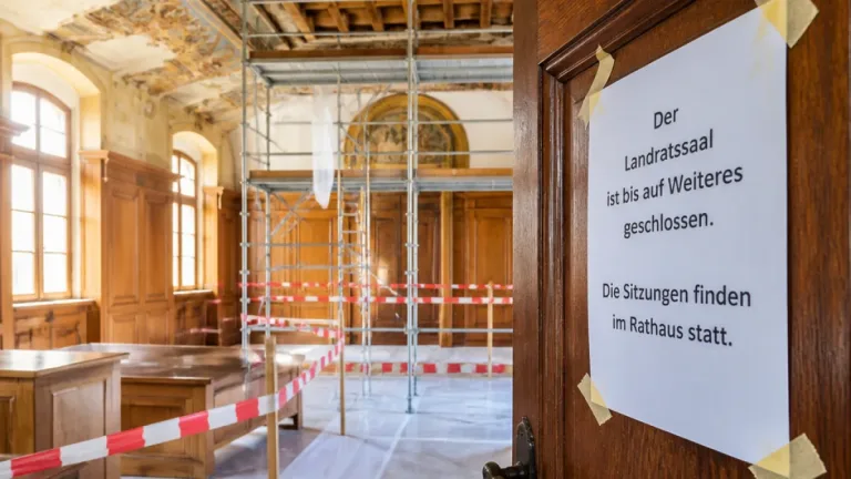 Liestal: Landratssaal im Regierungsgebäude wegen Baumängeln bis Ende Jahr ausser Betrieb