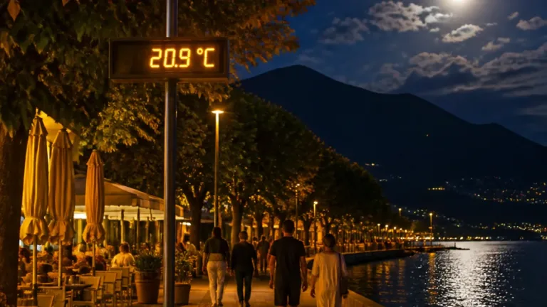 Locarno verzeichnet dritte Tropennacht in Folge — seltenes September-Phänomen
