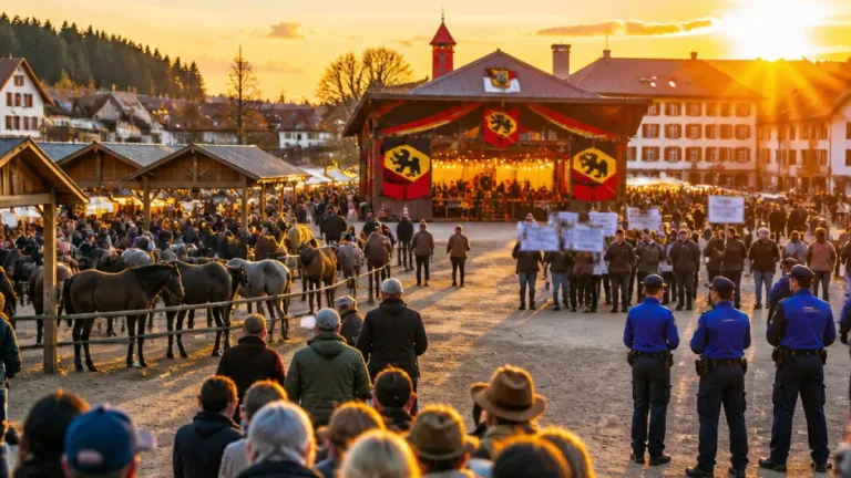 Marché-Concours in Saignelégier: 40'000 Besucher, Bern erstmals als Ehrengast und Friedenszeichen mit Protesten