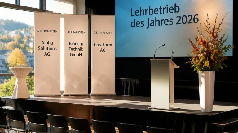 Metrohm, Huber Mode und D. Meier kämpfen um «Lehrbetrieb des Jahres 2026»