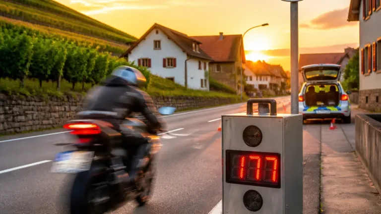 Motorad in Hallau mit 177 km/h geblitzt – Führerausweis eingezogen