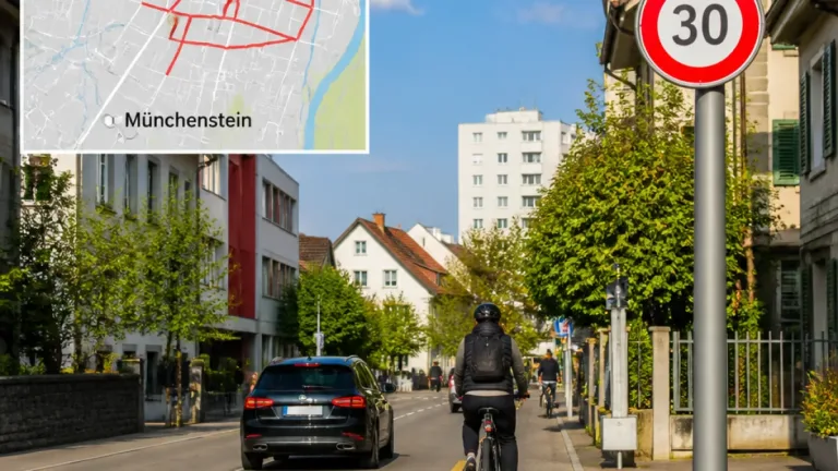 Münchenstein und Birsfelden erhalten grünes Licht für Tempo‑30‑Abschnitte