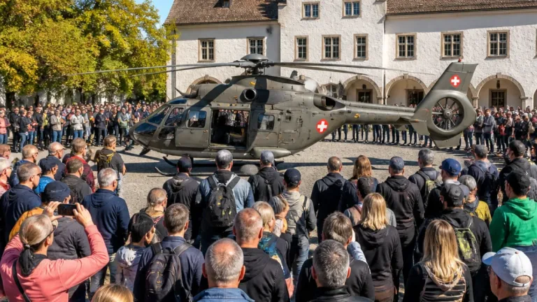 Museumstag in Schaffhausen: Armeeheli EC 635 zog rund 600 Besucherinnen und Besucher an