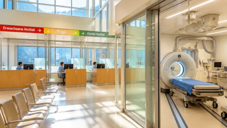 Neues Kantonsspital Chur öffnet seine Türen – Notfallzentrum als zentrale Halle und Hightech-OPs