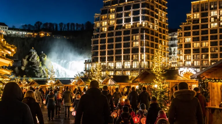 Neuhausen am Rheinfall erhält neuen Adventsmarkt «Hirten + Engelsmarkt» im Rhyfall Village