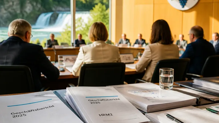 Neuhausener Gemeinderat verteidigt Aufbau und Inhalt des Geschäftsberichts gegenüber Einwohnerrat