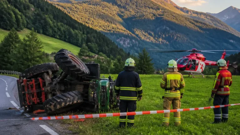Neunjähriger nach Unfall mit Landwirtschaftsfahrzeug im Wallis verstorben