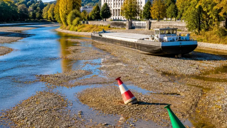 Niedrigwasser der Donau: Baden‑Württemberg kann Ungarns Bitte nicht erfüllen