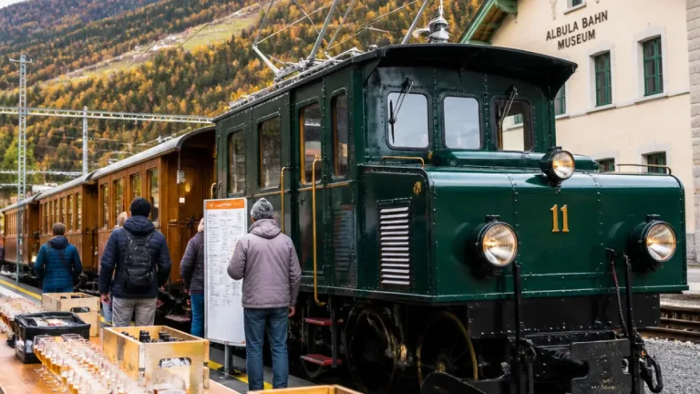 Nostalgiezug der Rhätischen Bahn: Bierverkostung und Bahnmuseum auf einer Tagestour durch Graubünden