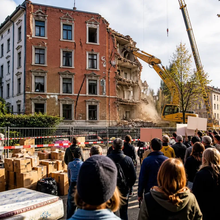 Abriss nach massiven Rissen: Betroffene verlieren Wohnungen in Hamburg-Altona