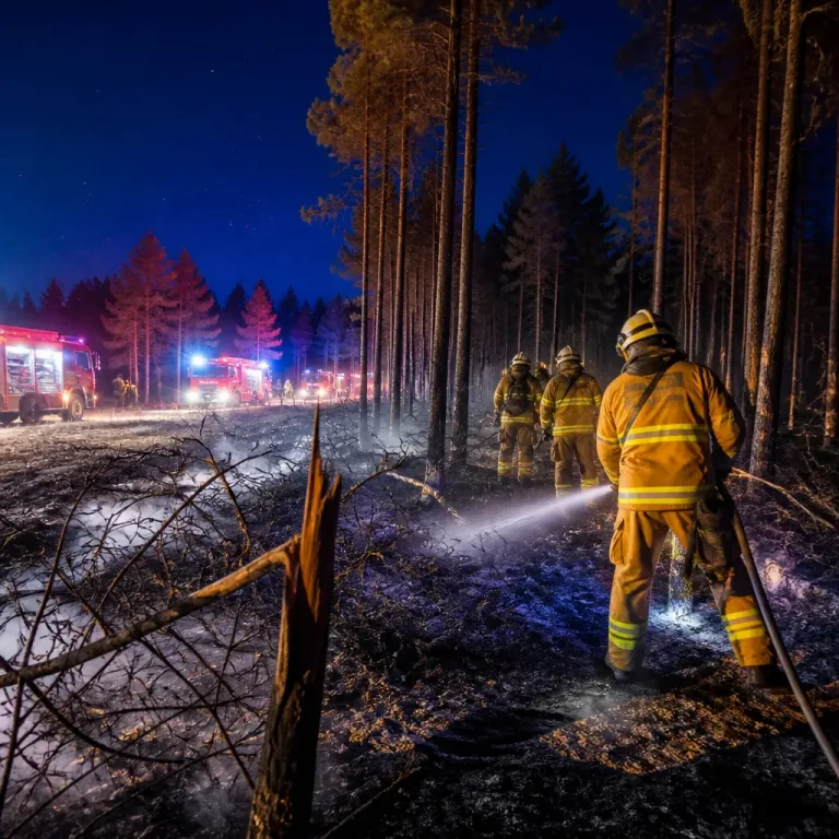 Glutnester nach Grossbrand bei Schramberg: Einsatzkräfte bleiben in Bereitschaft