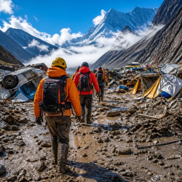 Sturzflut im Himalaya: Chinesische Behörden melden drei vermisste Deutsche