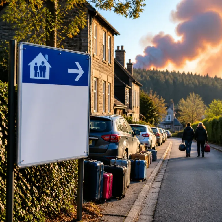 Monschau empfiehlt Evakuation ganzer Ortsteile wegen Rauchbelastung durch Waldbrand