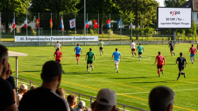 Parlamentarier-Fussball in Amriswil: 270 Politiker kämpfen um Meistertitel und Spenden