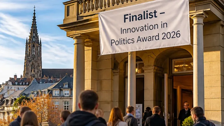 Polit-Forum Bern im Finale des «Innovation in Politics Award» 2026