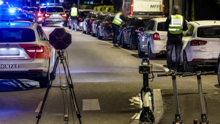 Polizei in Liestal konfiszierte acht Fahrzeuge bei Lärm‑ und Geschwindigkeitskontrollen