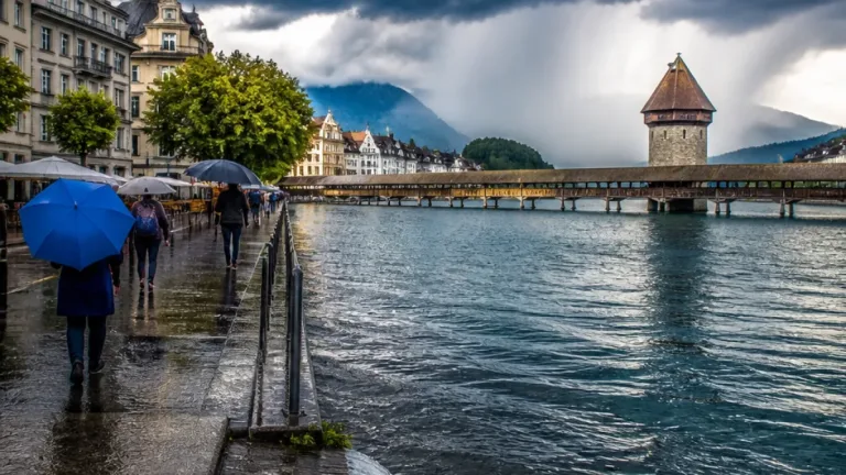Regenwalze trifft Luzern und Zug: Nach monatelanger Hitze kommt deutliche Abkuehlung