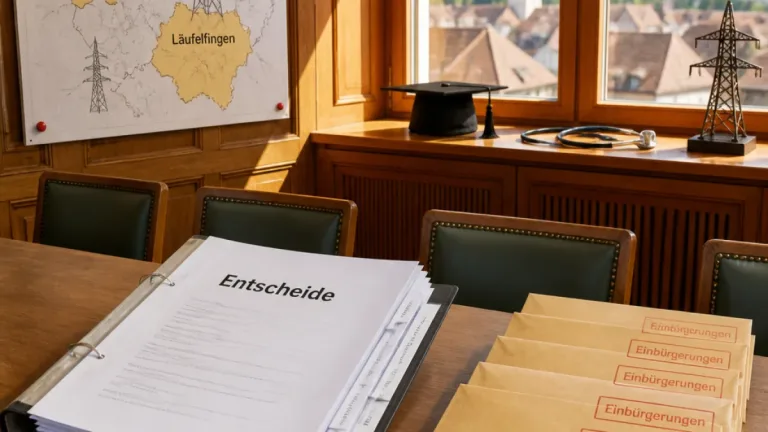 Regierungsrat BL genehmigt Tarifverträge, wechselt Netzbetreiber und beantragt 110 Einbürgerungen