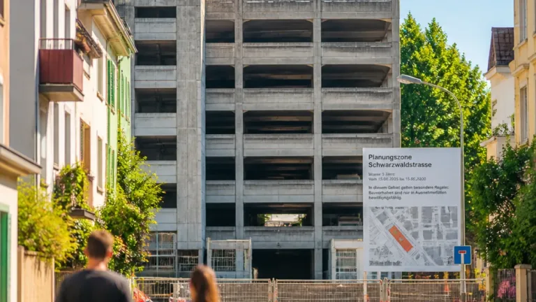 Regierungsrat sichert Parkhaus Schwarzwaldstrasse mit fünfjähriger Planungszone