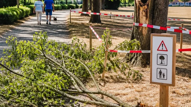 Reinach warnt: Trockenheit schwächt Bäume – erhöhte Vorsicht in Wäldern und Parks