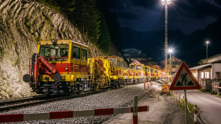 RhB führt Nachtarbeiten zwischen Susch und Guarda durch – Lärmemissionen in einer Nacht möglich