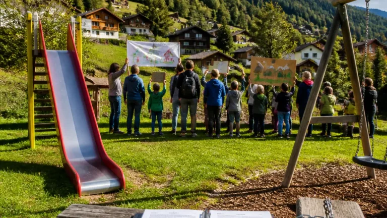 Rosswaldpark in Termen gefährdet – Gemeinde und Besitzerin im Streit, Kinder starten Rettungsaufruf