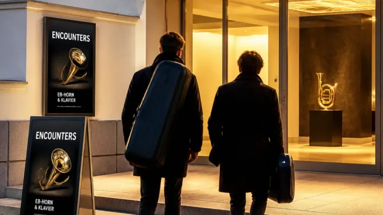Ruven Telli und Karl Arnold: «Encounters» bringt seltenes Eb‑Horn ins Zentrum