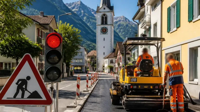 Sanierung Flüelerstrasse verzögert sich: Einspuriger Verkehr ab 24. August