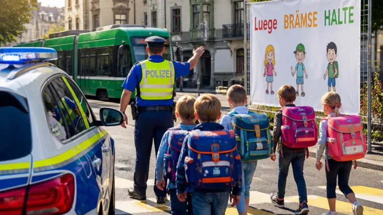 Schulbeginn in Basel‑Stadt: Rund 28'500 Kinder zurück auf den Strassen – Polizei ruft zu Vorsicht auf