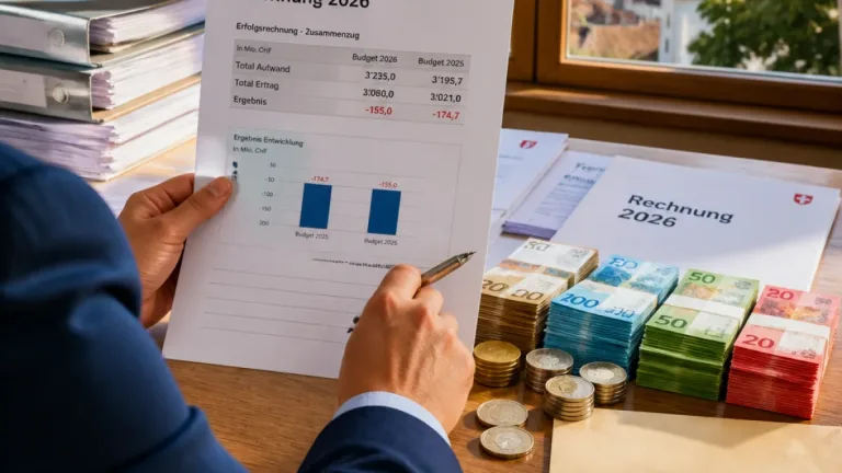 Schwyz erwartet für 2026 geringeres Defizit dank SNB- und Kantonalbank-Ausschüttungen