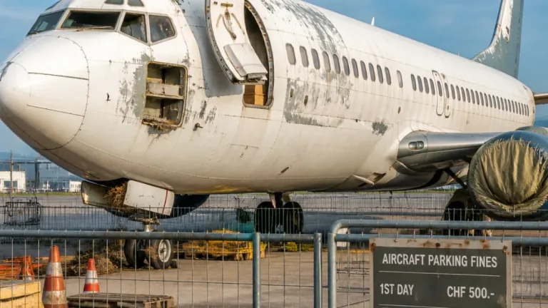 Seit über vier Jahren in Genf gestrandet: Aeroflot-Airbus verfällt, Kosten steigen in die Millionen