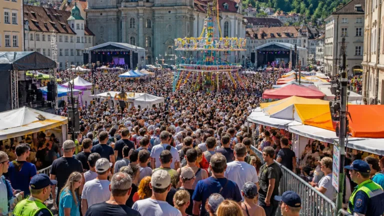 Sommer, Musik und Menschenmengen: Auftakt zum St.Galler Fest zieht Zehntausende an
