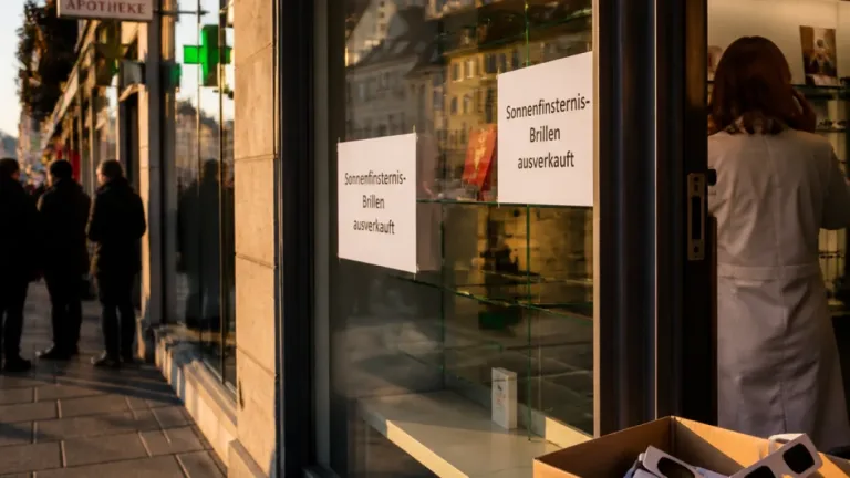 Sonnenfinsternis löst Engpass aus: Brillen in Luzern kaum mehr erhältlich, Preise schiessen hoch