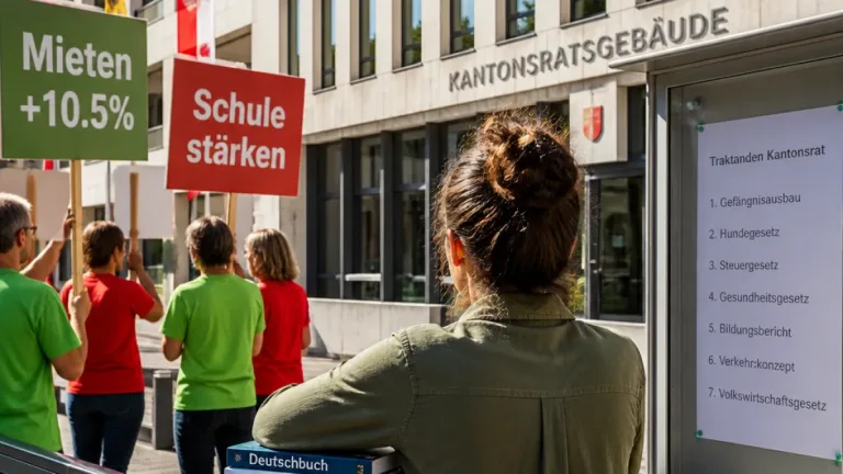 SP/Grüne fordern im Kanton Schwyz rasche Massnahmen gegen steigende Mieten und für bessere Schule