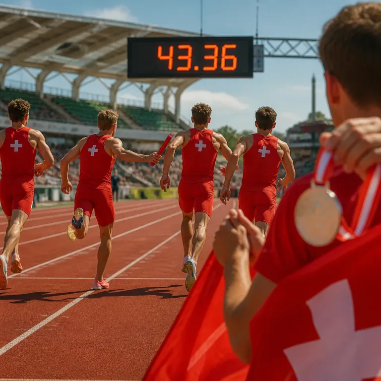 Schweizer U20-Staffel gewinnt in Eugene Silber – nur vier Hundertstel über Bestleistung