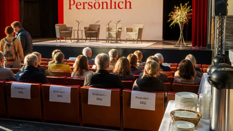 SRF‑Talkshow «Persönlich» live am 18. Oktober in Stans: Plätze, Kaffee und Einblicke
