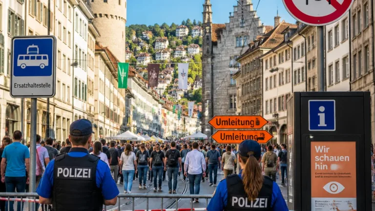 St.Galler Fest: Innenstadt wird grossräumig gesperrt – Polizei setzt auf erhöhte Präsenz