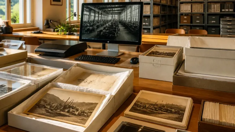 Staatsarchiv digitalisiert 450 Fotos der Textilfirma Koller in Gais und öffnet Industriegeschichte