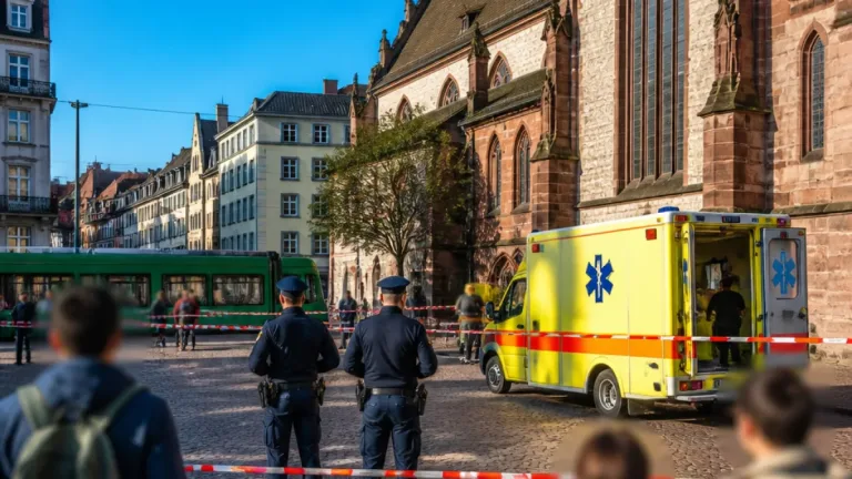 Stichangriff am Barfüsserplatz: 23-Jähriger sofort festgenommen, Opfer hospitalisiert