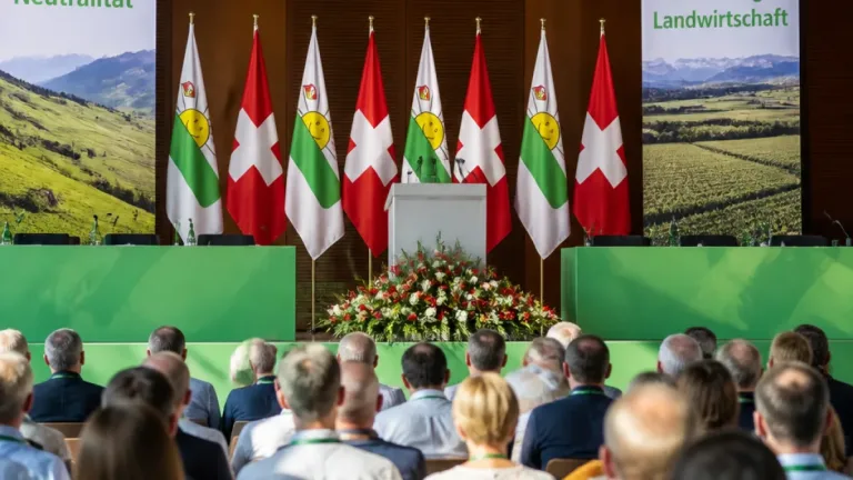 SVP-Delegiertenversammlung in Baar setzt Neutralität und Landwirtschaft auf die Traktandenliste