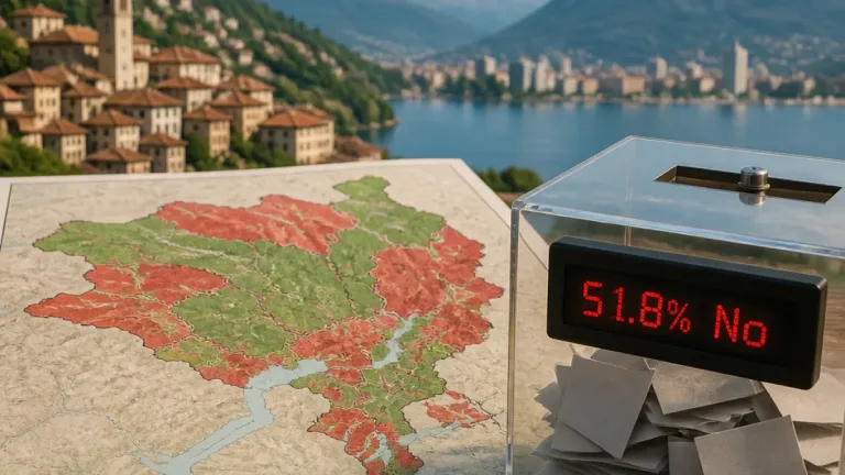Tessiner Nein zur Neutralitätsinitiative fällt äusserst knapp aus: 51,8% lehnen Vorlage ab