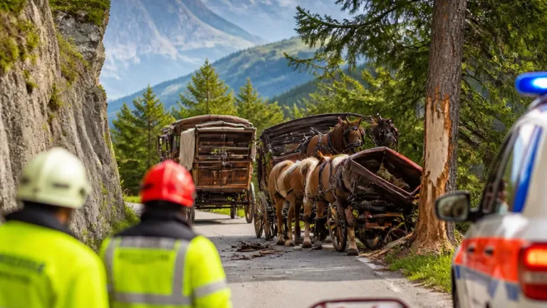 Tödlicher Unfall mit Kutsche im Rosegtal: Eine Tote, zwölf Verletzte