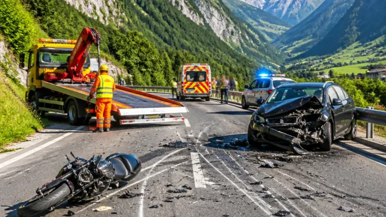 Töfflenker stürzt auf Klausenstrasse — Frontalzusammenstoss bei Bushaltestelle Rütti