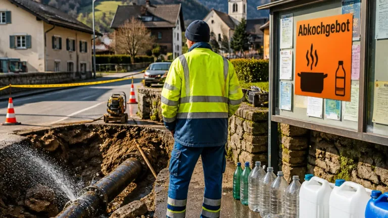 Tomils: Trinkwasser nach Bauarbeiten verunreinigt – Bevölkerung soll Wasser abkochen