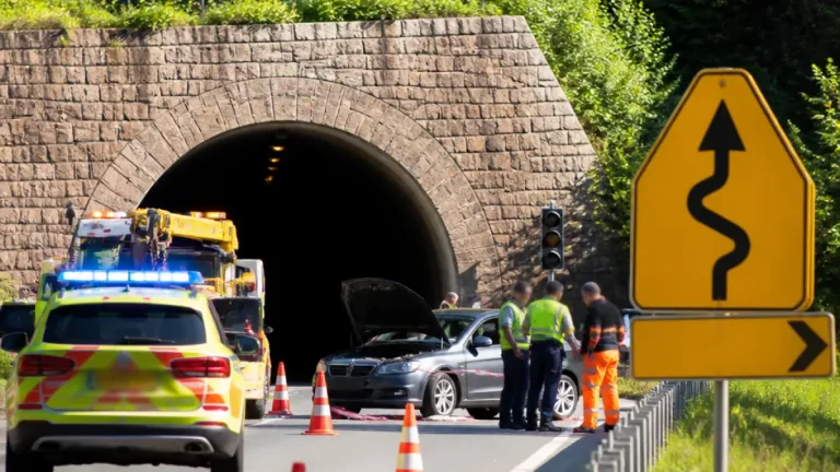 Toter nach Panne im Kerenzerbergtunnel – A3 bleibt vorerst gesperrt