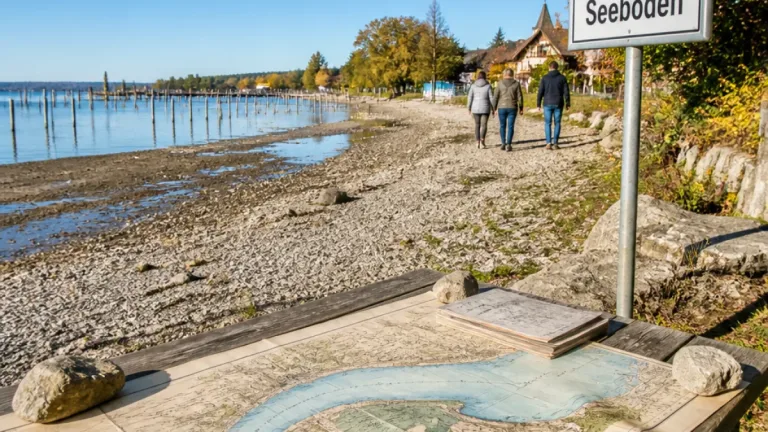 Trockenes Ufer am Untersee: Zwischen neuem Spazierweg und rechtlichen offenen Fragen