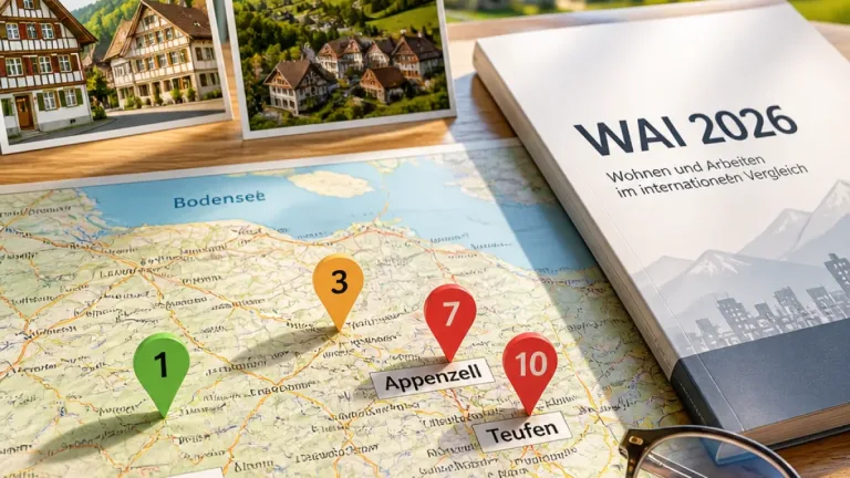 UBS-Studie: Appenzell und Teufen vorn in Wohnattraktivität der Bodenseeregion
