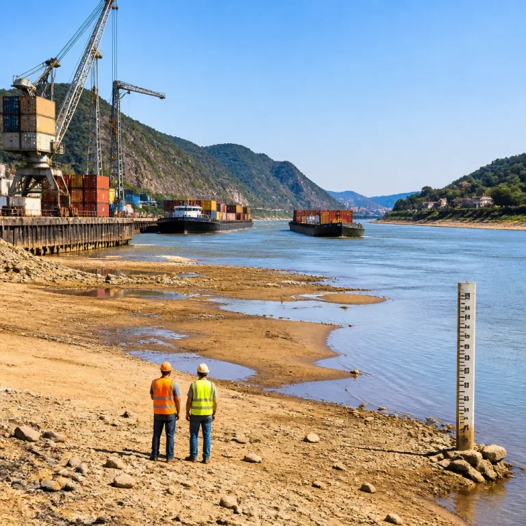 Niedrigwasser am Rhein setzt Binnenschifffahrt und Wirtschaft massiv unter Druck